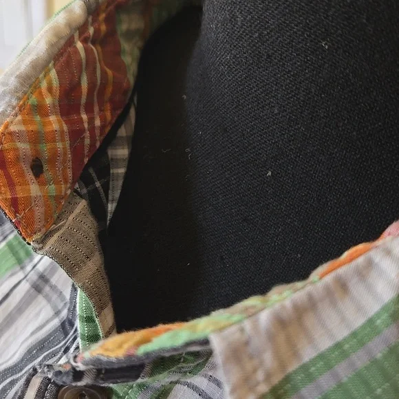 The North Face Green and Black Casual Button Down Shirt, XL, Euc - Picture 3 of 5